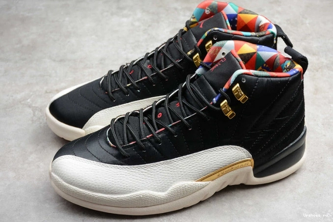 Chinese CI2977-006 Black Jordan 12 Year New  0718